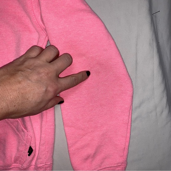 🆕 Neon Pink Rehoboth Beach DE Hoodie Girl’s Small Sweatshirt Pullover Fall Cozy - Picture 8 of 11